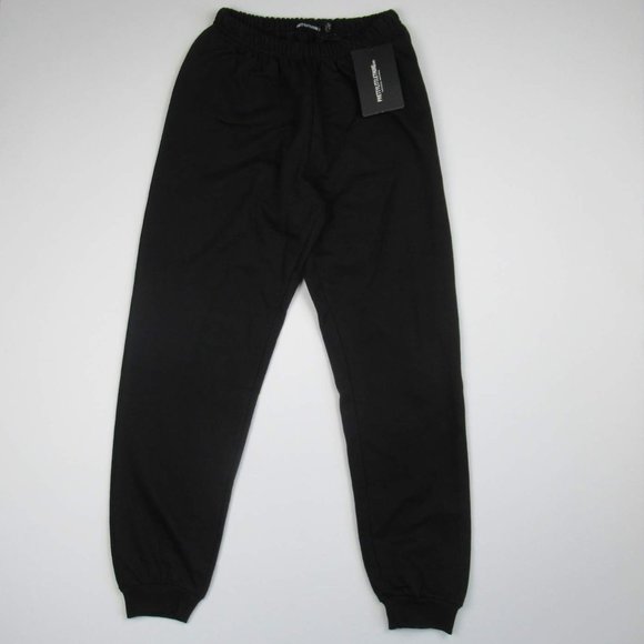 PrettyLittleThing Pants - NWT PrettyLittleThing Black Skinny Joggers sz 6